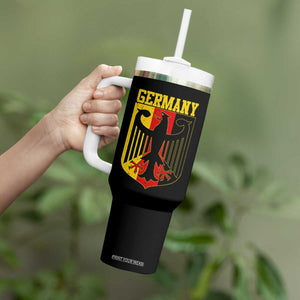 Proud Germany Tumbler With Handle Bundesadler Coat of Arms German Flag TS11 Print Your Wear
