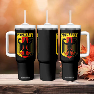 Proud Germany Tumbler With Handle Bundesadler Coat of Arms German Flag TS11 Print Your Wear