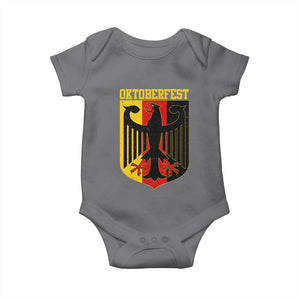 Oktoberfest Baby Onesie Bundesadler Coat of Arms German Flag TS11 Charcoal Print Your Wear
