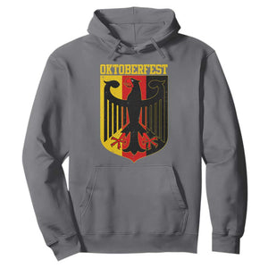 Oktoberfest Hoodie Bundesadler Coat of Arms German Flag TS11 Charcoal Print Your Wear