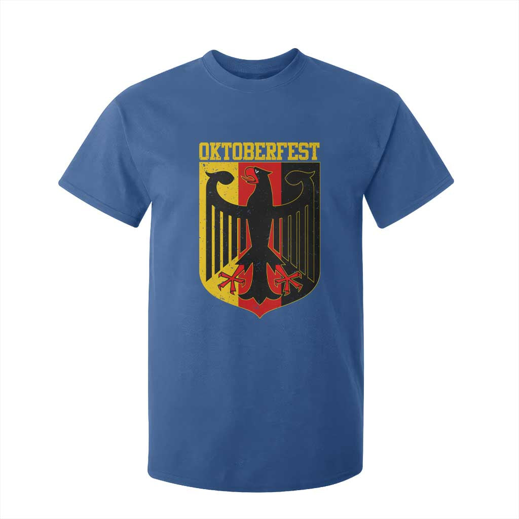 Oktoberfest T Shirt For Kid Bundesadler Coat of Arms German Flag TS11 Royal Blue Print Your Wear