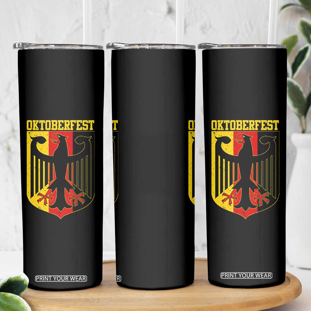 Oktoberfest Skinny Tumbler Bundesadler Coat of Arms German Flag TS11 Print Your Wear