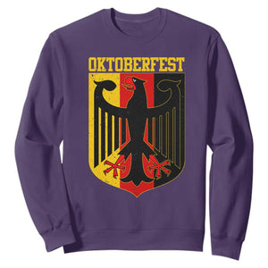 Oktoberfest Sweatshirt Bundesadler Coat of Arms German Flag TS11 Purple Print Your Wear