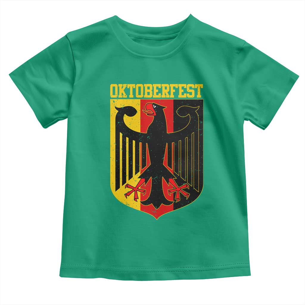 Oktoberfest Toddler T Shirt Bundesadler Coat of Arms German Flag TS11 Irish Green Print Your Wear