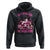 Breast Cancer Awareness Hoodie In October We Wear Pink Halloween Ghost Pumpkin Wine Skull TS11 Black Print Your Wear