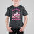 Breast Cancer Awareness T Shirt For Kid In October We Wear Pink Halloween Ghost Pumpkin Wine Skull TS11 Black Print Your Wear