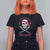 Breast Cancer Awareness T Shirt For Women Treasure The Chest Pirate Skull Sword Pink Ribbon TS11 Black Print Your Wear