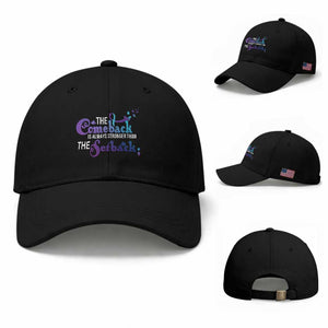 Suicide Prevention Awareness Baseball Cap The Comeback Is Always Stronger Than The Setback Semicolon