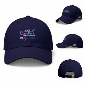 Suicide Prevention Awareness Baseball Cap The Comeback Is Always Stronger Than The Setback Semicolon