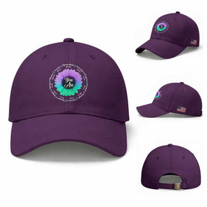 Suicide Prevention Awareness Baseball Cap You Are Never Alone Enough Amazing Special Strong Lovely Sunflower