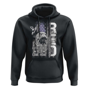 RED Friday Hoodie Remember Everyone Deployed Until They All Come Home Military Eagle USA Flag TS11 Black Print Your Wear