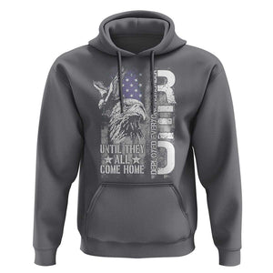 RED Friday Hoodie Remember Everyone Deployed Until They All Come Home Military Eagle USA Flag TS11 Charcoal Print Your Wear