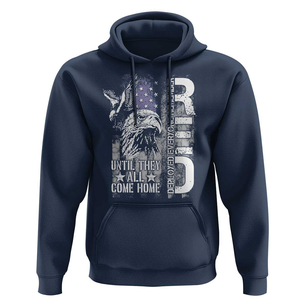RED Friday Hoodie Remember Everyone Deployed Until They All Come Home Military Eagle USA Flag TS11 Navy Print Your Wear