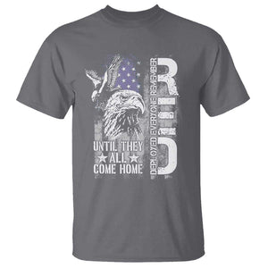 RED Friday T Shirt Remember Everyone Deployed Until They All Come Home Military Eagle USA Flag TS11 Charcoal Print Your Wear