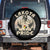 Native American Spare Tire Cover Lakota Pride Medicine Wheel Cow Skull TS11 No hole Black Print Your Wear