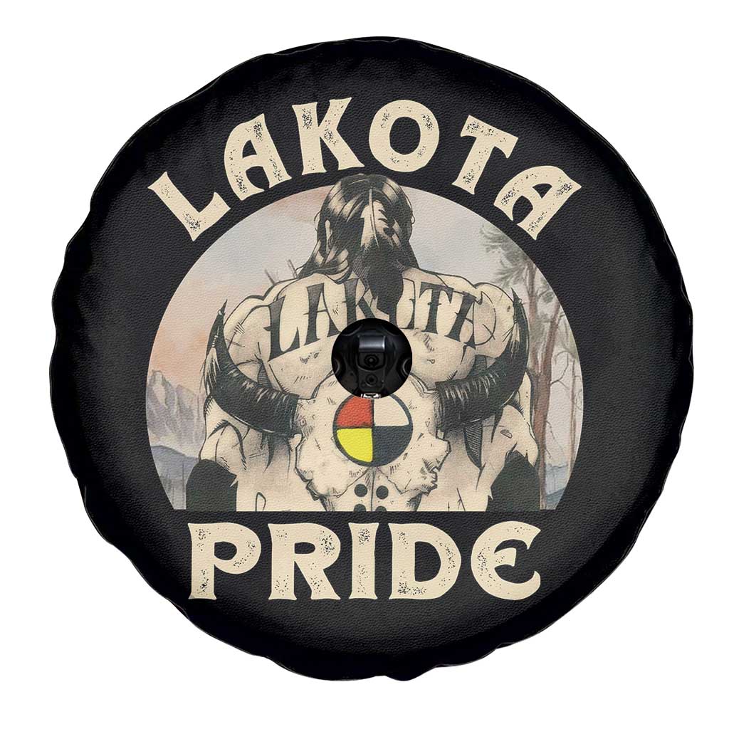 Native American Spare Tire Cover Lakota Pride Medicine Wheel Cow Skull TS11 Print Your Wear