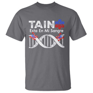 Boricua T Shirt Taino Esta En Mi Sangre Frog Puerto TS11 Charcoal Print Your Wear