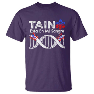 Boricua T Shirt Taino Esta En Mi Sangre Frog Puerto TS11 Purple Print Your Wear