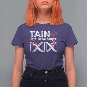 Boricua T Shirt For Women Taino Esta En Mi Sangre Frog Puerto TS11 Purple Print Your Wear