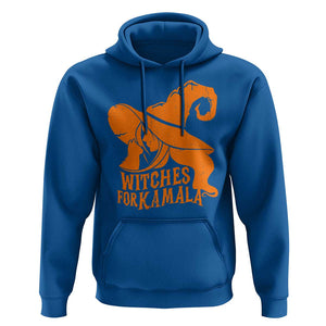 Harris Supporter 2024 Hoodie Witches For Kamala Cat Witch Hat TS11 Royal Blue Print Your Wear