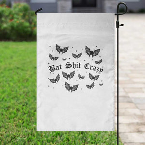 Funny Halloween Bat Shit Crazy Garden Flag Horror Gothic Coquette Bat TS11 Print Your Wear