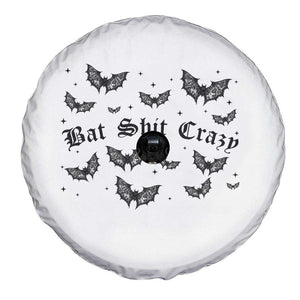 Funny Halloween Bat Shit Crazy Spare Tire Cover Horror Gothic Coquette Bat TS11 Print Your Wear