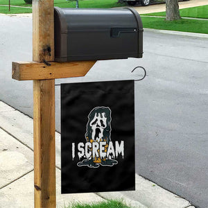 Funny Halloween Ghost Horror Face Garden Flag I Scream Ice Cream Slasher Pun TS11 Print Your Wear