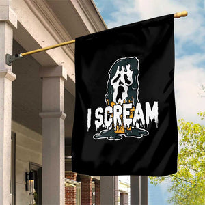 Funny Halloween Ghost Horror Face Garden Flag I Scream Ice Cream Slasher Pun TS11 Print Your Wear
