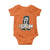 Funny Halloween Ghost Horror Face Baby Onesie I Scream Ice Cream Slasher Pun TS11 Orange Print Your Wear