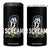 Funny Halloween Ghost Horror Face 4 in 1 Can Cooler Tumbler I Scream Ice Cream Slasher Pun TS11 One Size: 16 oz Black Print Your Wear