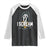 Funny Halloween Ghost Horror Face Raglan Shirt I Scream Ice Cream Slasher Pun TS11 Black White Print Your Wear