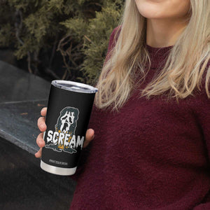 Funny Halloween Ghost Horror Face Tumbler Cup I Scream Ice Cream Slasher Pun TS11 Print Your Wear