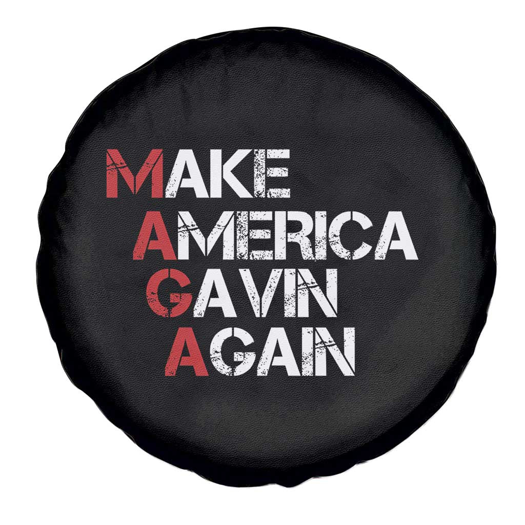 Make America Gavin Again Spare Tire Cover Gavin Newsom Support TS11 Print Your Wear