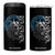 Viking Berserker Bear Warrior Odin Runes Nordic Compass 4 in 1 Can Cooler Tumbler TS11 One Size: 16 oz Black Print Your Wear