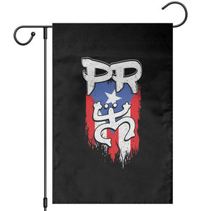 Puerto Rico Flag Hispanic Heritage Month Boricua Taino Coqui Frog Garden Flag TS11 Black Print Your Wear