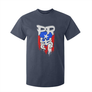 Puerto Rico Flag Hispanic Heritage Month Boricua Taino Coqui Frog T Shirt For Kid TS11 Navy Print Your Wear