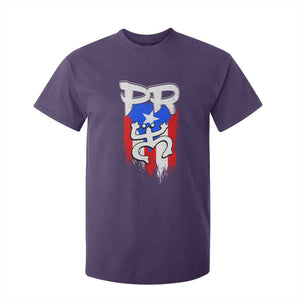 Puerto Rico Flag Hispanic Heritage Month Boricua Taino Coqui Frog T Shirt For Kid TS11 Purple Print Your Wear