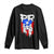 Puerto Rico Flag Hispanic Heritage Month Boricua Taino Coqui Frog Long Sleeve Shirt TS11 Black Print Your Wear