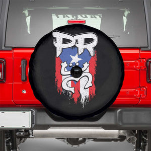 Puerto Rico Flag Hispanic Heritage Month Boricua Taino Coqui Frog Spare Tire Cover TS11 Black Print Your Wear