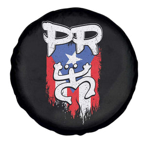 Puerto Rico Flag Hispanic Heritage Month Boricua Taino Coqui Frog Spare Tire Cover TS11 Print Your Wear