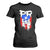 Puerto Rico Flag Hispanic Heritage Month Boricua Taino Coqui Frog T Shirt For Women TS11 Black Print Your Wear