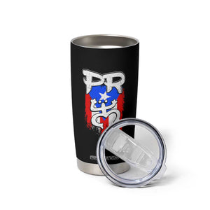 Puerto Rico Flag Hispanic Heritage Month Boricua Taino Coqui Frog Tumbler Cup TS11 Print Your Wear