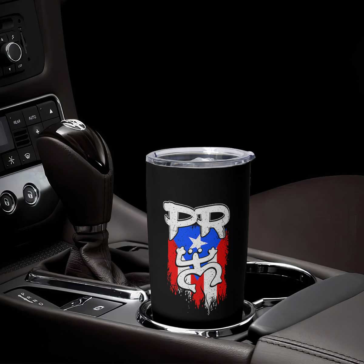 Puerto Rico Flag Hispanic Heritage Month Boricua Taino Coqui Frog Tumbler Cup TS11 Print Your Wear