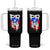 Puerto Rico Flag Hispanic Heritage Month Boricua Taino Coqui Frog Tumbler With Handle TS11 One Size: 40 oz Black Print Your Wear