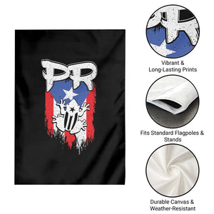 Puerto Rico Flag Hispanic Heritage Month Boricua Coqui Frog Garden Flag TS11 Print Your Wear