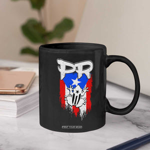 Puerto Rico Flag Hispanic Heritage Month Boricua Coqui Frog Coffee Mug TS11 Print Your Wear