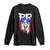 Puerto Rico Flag Hispanic Heritage Month Boricua Coqui Frog Long Sleeve Shirt TS11 Black Print Your Wear