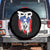 Puerto Rico Flag Hispanic Heritage Month Boricua Coqui Frog Spare Tire Cover TS11 No hole Black Print Your Wear
