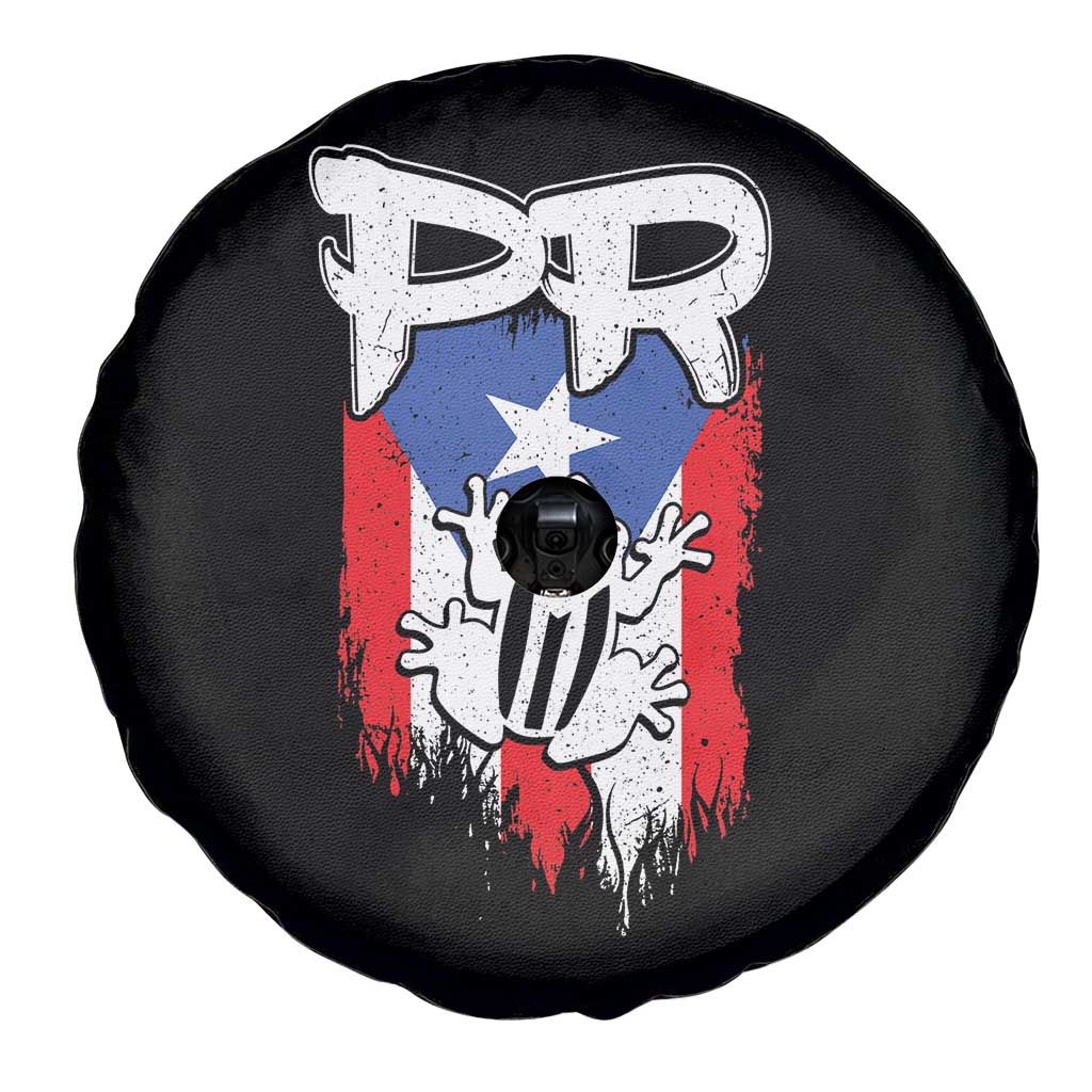 Puerto Rico Flag Hispanic Heritage Month Boricua Coqui Frog Spare Tire Cover TS11 Print Your Wear