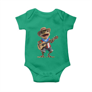 Puerto Rico Coqui Frog Puerto Rican Flag Taino Boricua Guitar Baby Onesie TS11 Irish Green Print Your Wear